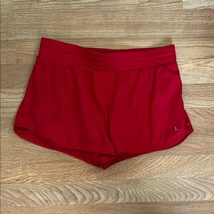 Danskin Now Woman’s Red Athletic Shorts Lightweight Performance